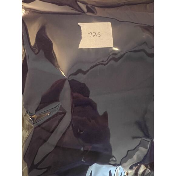 Chicos Wm 0 Zenergy Top Purple Open Shoulder Pleated Cotton Sweatshirt Chic Y2K - Picture 8 of 8